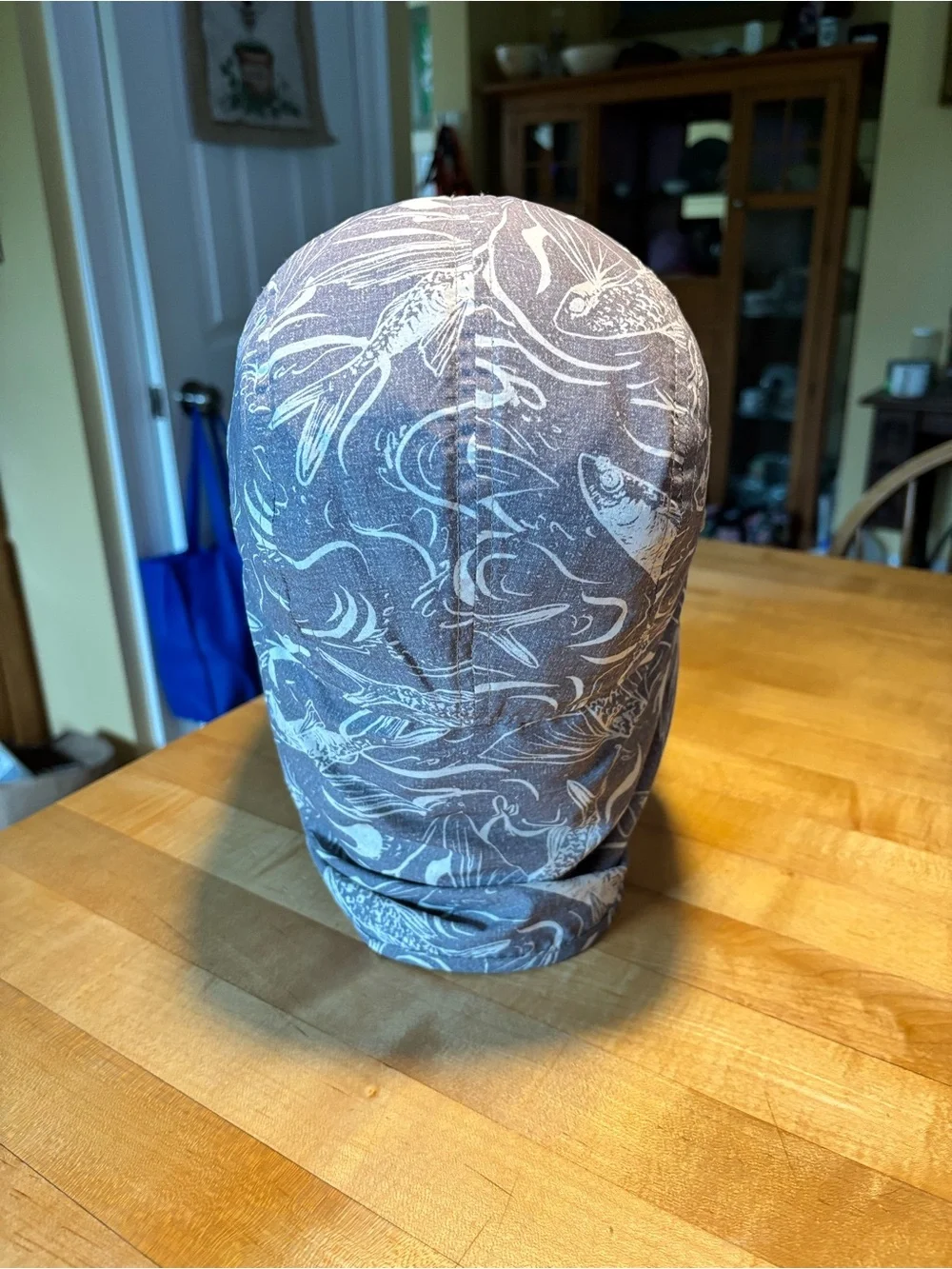 Patagonia Women’s Sun Hat with Neck Flap - Gray & White Swirl